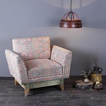 Wooden One Seater Sofas Online - Fabuliv