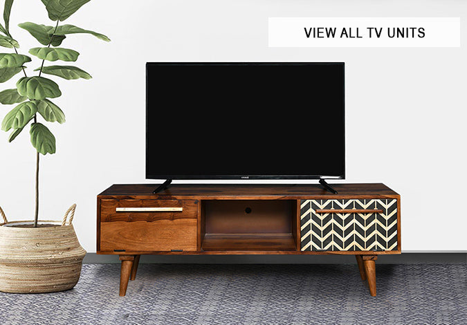 TV Units: Buy Wooden TV Unit Online @Upto 70% OFF in India