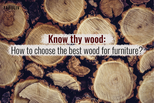 Know Thy Wood: How to Choose the Best Wood for Furniture?