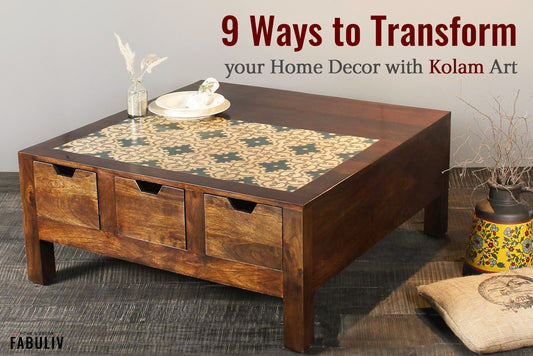 9 Home Decor and Furniture Pieces That Will Make You Fall in Love With Kolam Art