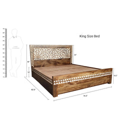 Clarence Solid Wood Bed