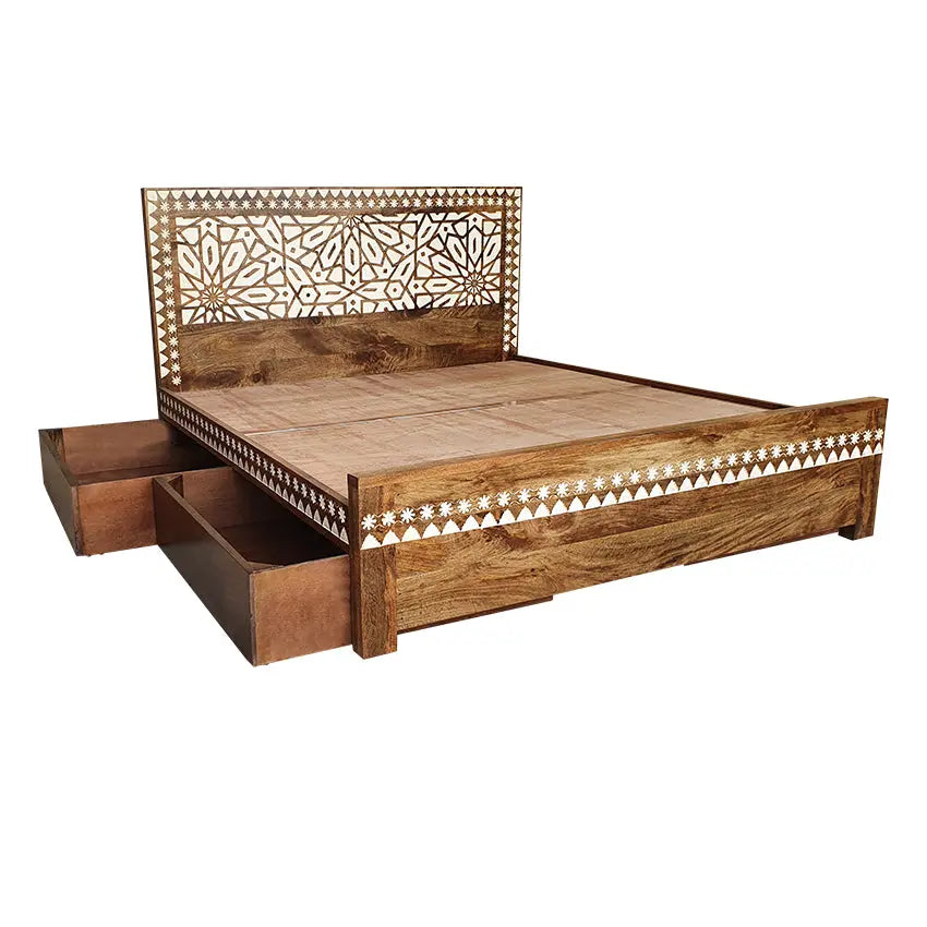 Clarence Solid Wood Bed