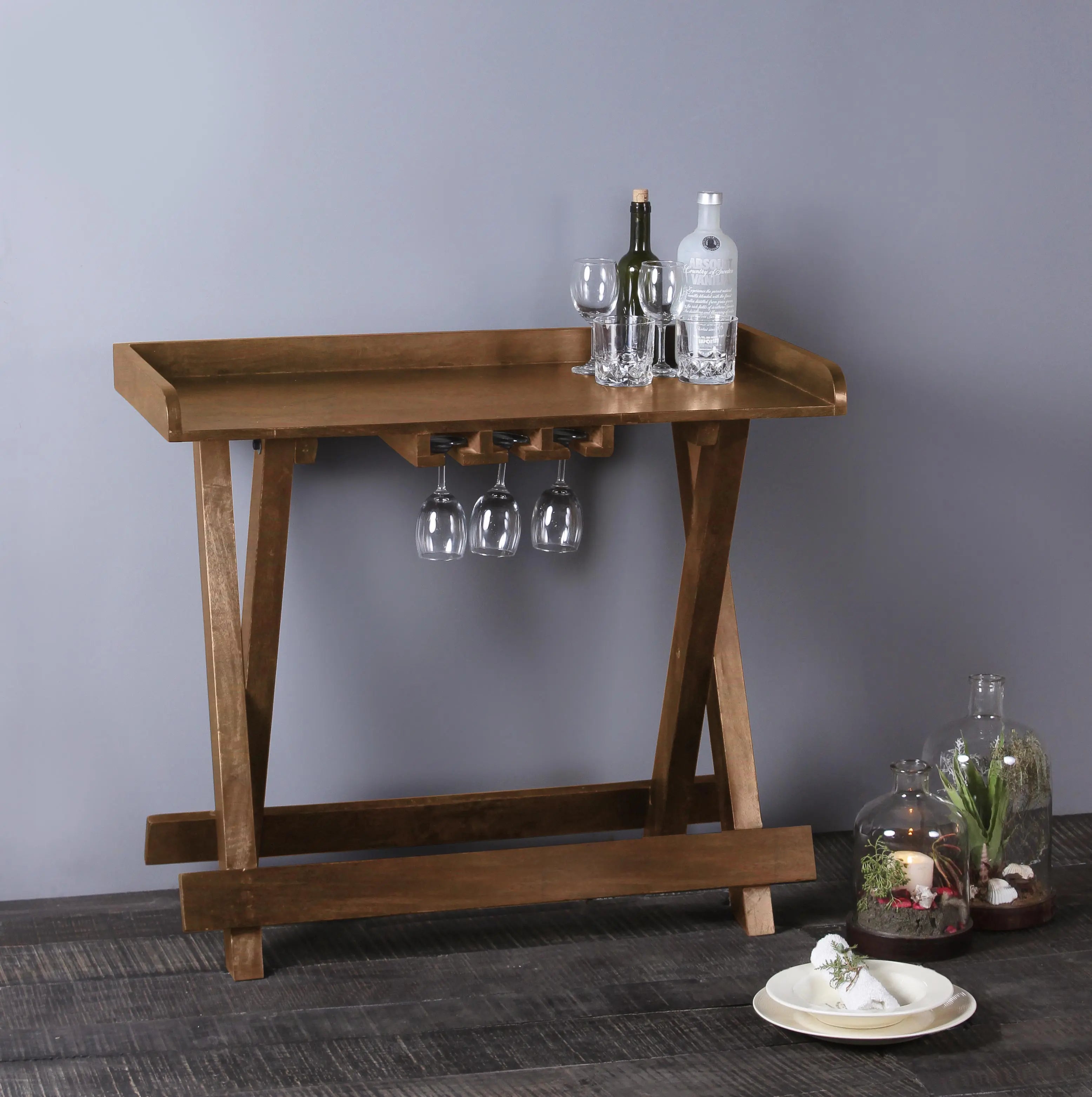 Sandra Solid Wood Bar Table