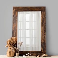 Weathered Grey Bath Mirror