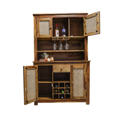 Raffine Wood Bar Cabinet