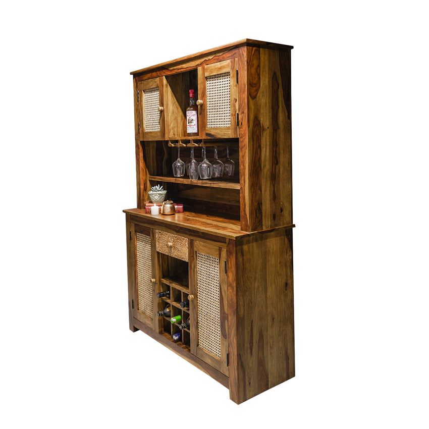 Raffine Wood Bar Cabinet