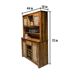 Raffine Wood Bar Cabinet