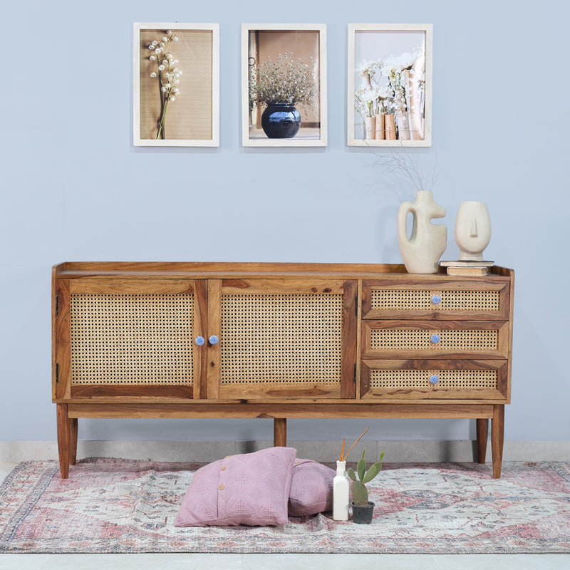 Edward Sheesham Wood Storage Cabinet and Sideboard