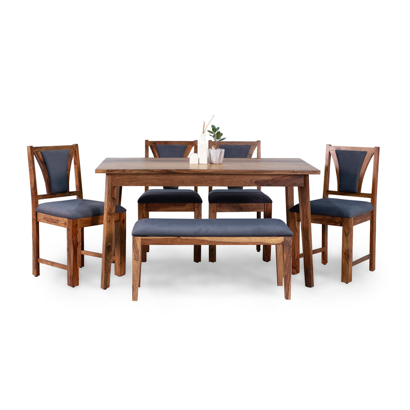 Wooden 6 Seater Dining Table 