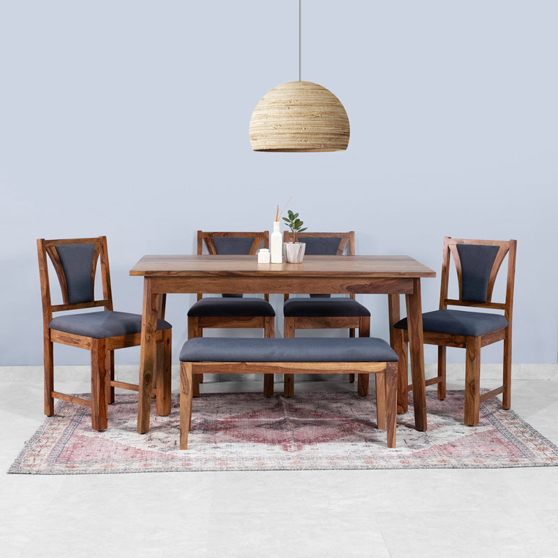 Sheesham Wood 6 Seater Dining Table