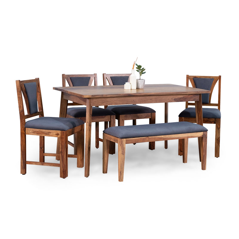 Sheesham Wood 6 Seater Dining Table 