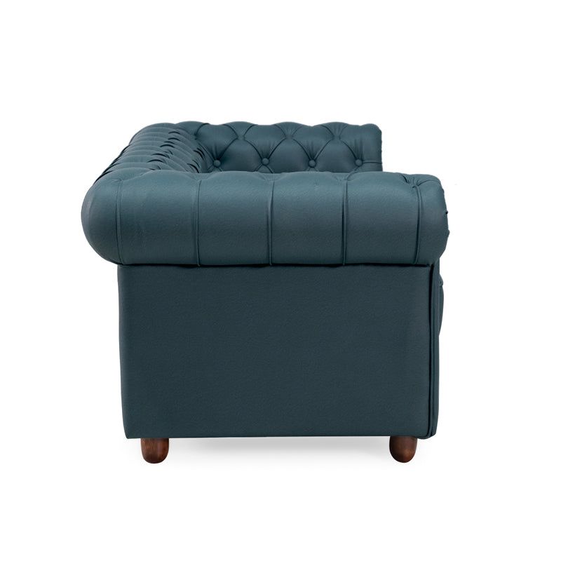 Grace Chesterfield 3 Seater Sofa in Premium Lethrite Fabric in 2 Colours