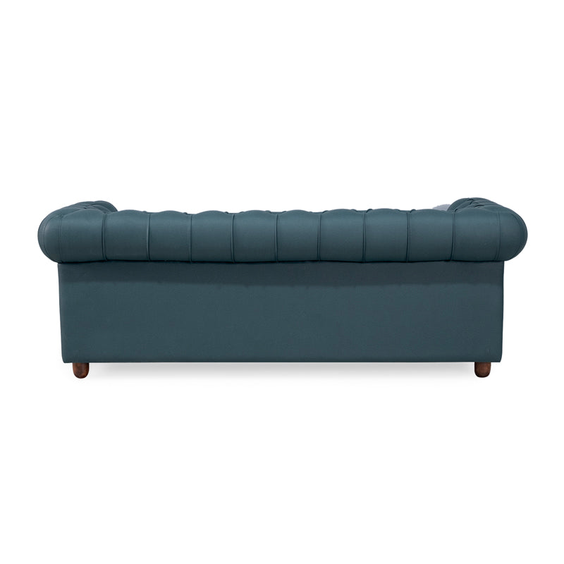 Grace Chesterfield 3 Seater Sofa in Premium Lethrite Fabric in 2 Colours