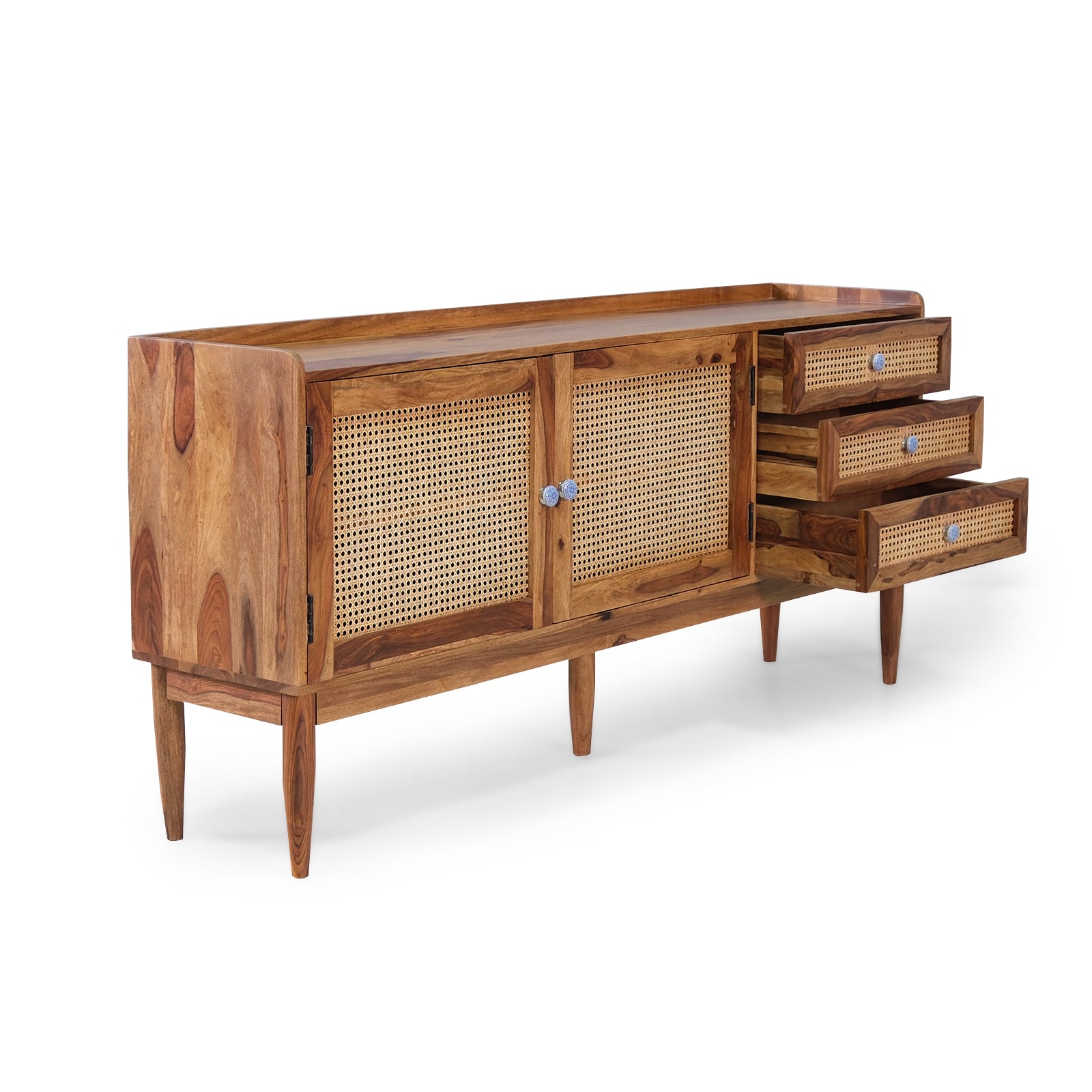 Edward Sheesham Wood Storage Cabinet and Sideboard