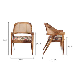 Tiziana Sheesham Wood Chair in 2 Colours