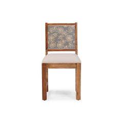 Charles Sheesham Wood Dining Chair with Handpainting Set of 2