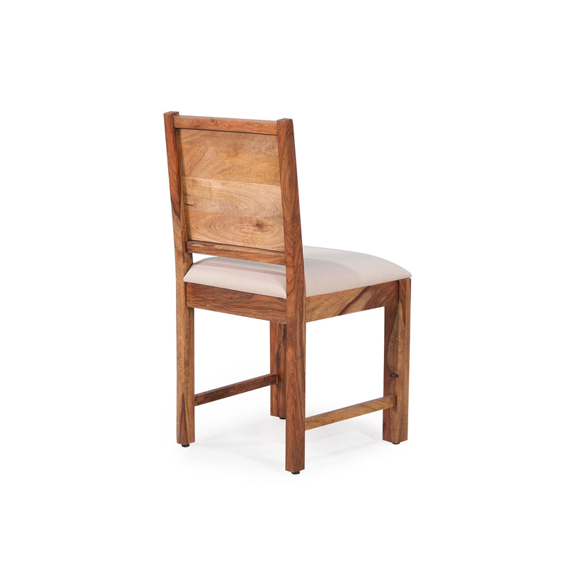 Charles Sheesham Wood Dining Chair with Handpainting Set of 2