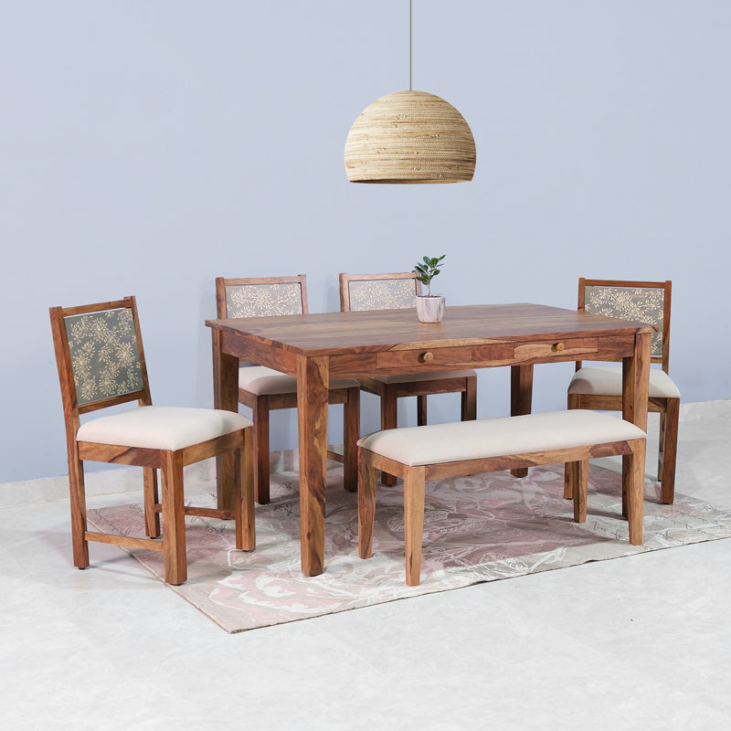 Sheesham Wood six Seater Dining Set