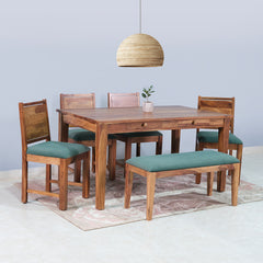 Sheesham Wood 6 Seater Dining Set