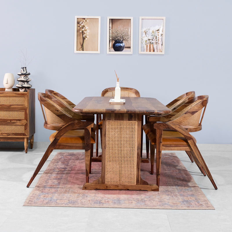 Sheesham Wood 6 Seater Dining Table