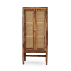 Edward Sheesham 2 Door Tall Cabinet and Sideboard