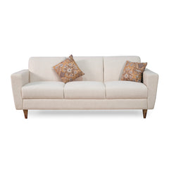 William 3 Seater Sofa in Linen Blend Fabric