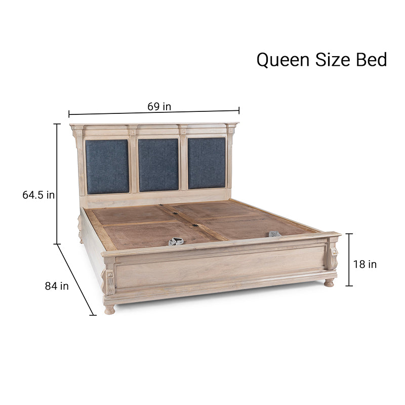 Sandon Solid Wood Bed