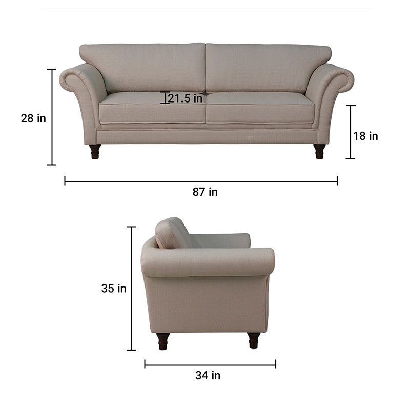 Bernice 3 Seater Sofa