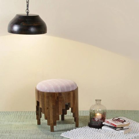 Round Wooden Stool